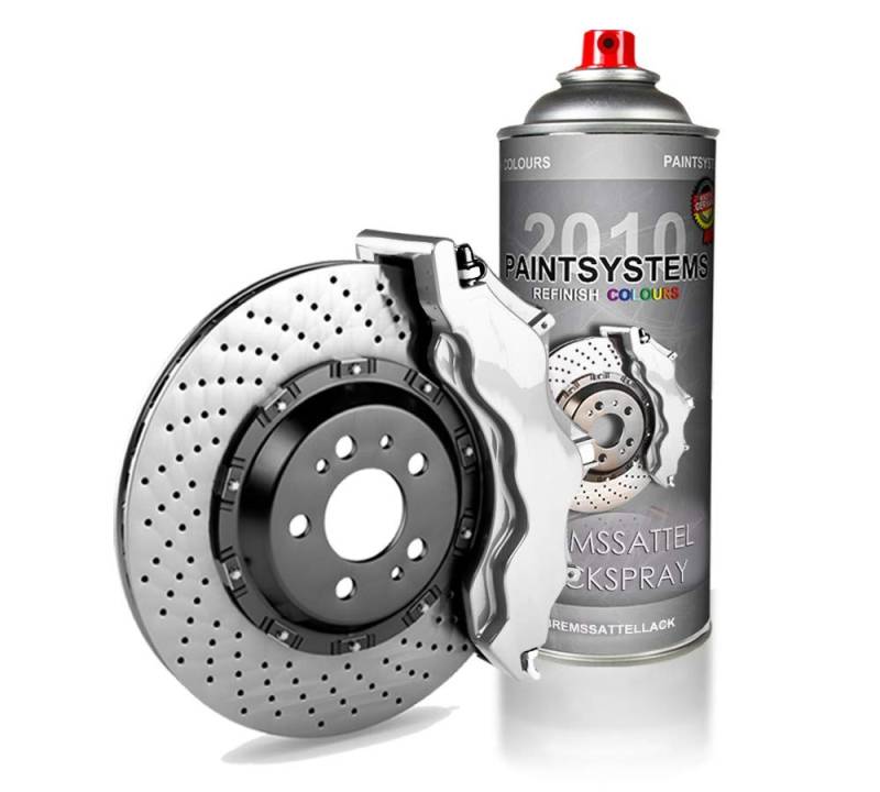 PAINTSYSTEMS REFINISH COLOURS 400ml Bremssattel Lackspray Autolack Spraydose - Silber von PAINTSYSTEMS REFINISH COLOURS