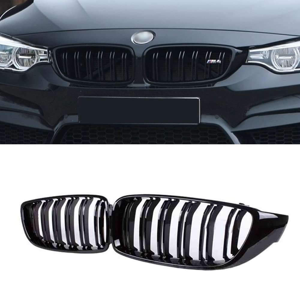 PAISEN BMW 4er F32 Frontgrill Doppellinie Hochglanz Schwarz (2014-2020) | Originalgetreues Design | Für Coupé & Cabrio | 420i, 430i, 440i, M4 | Einfache Montage PAISEN BMW 4er F32 Frontgrill Doppellinie Hochglanz Schwarz (2014-2020) | Originalgetreues Design | Für Coupé & Cabrio | 420i, 430i, 440i, M4 | Einfache Montage von PAISEN