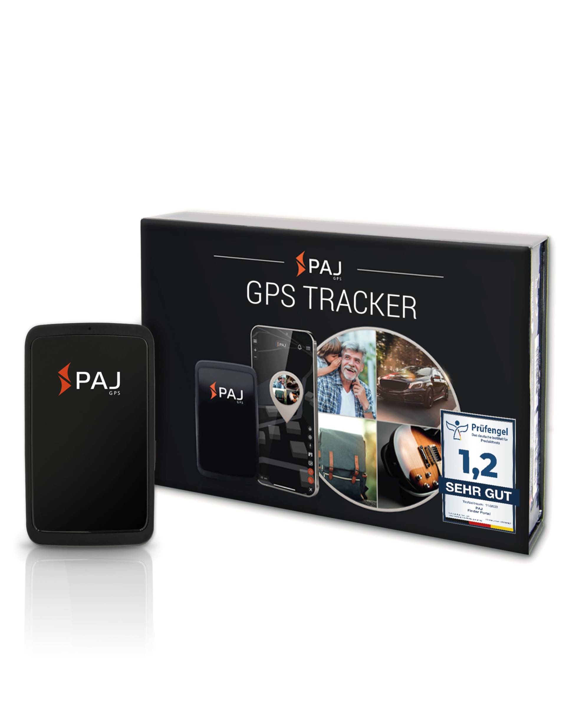 PAJ GPS Allround Finder Version 2023 - GPS Tracker etwa 20 Tage Akkulaufzeit (bis zu 60 Tage im Standby Modus) Live-Ortung Peilsender für Auto, Personen von PAJ GPS