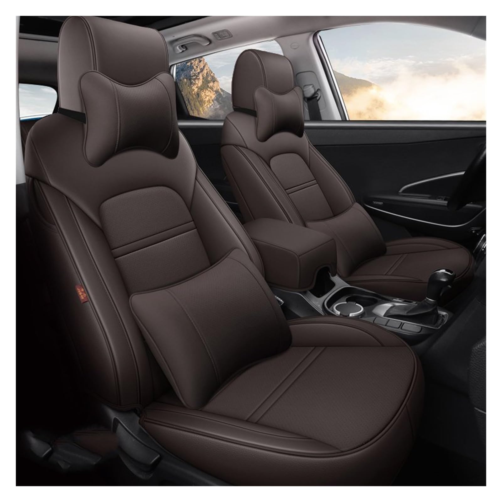 PAKAGVTTB Sitzbezüge 360 ° Autositzbezug für Benz W203 W204 W205 W164 W211 W212 für CLA Automobile Styling Autozubehör Innenraum Vordersitzbezüge(Color 4) von PAKAGVTTB