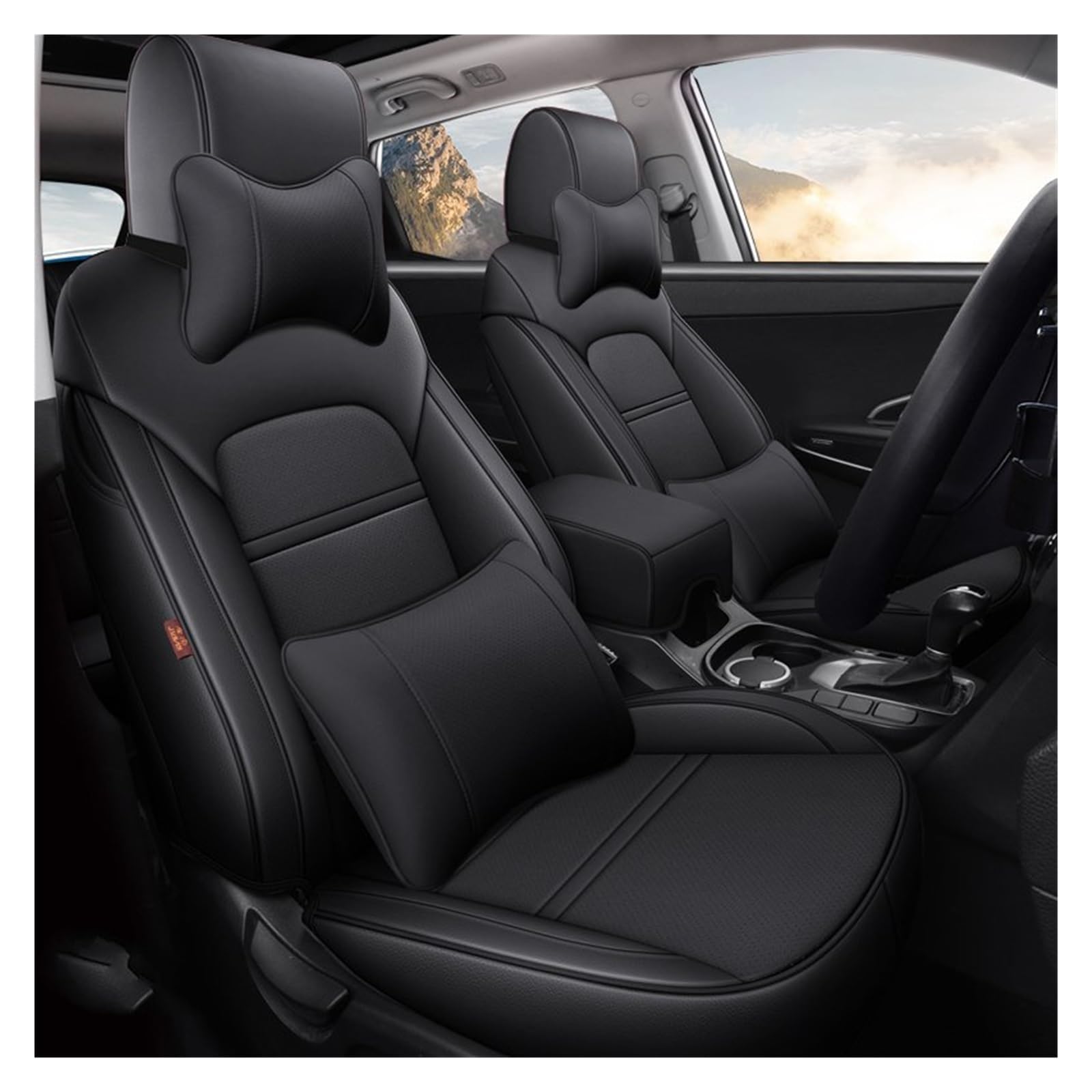 PAKAGVTTB Sitzbezüge 360 ° Autositzbezug für Benz W203 W204 W205 W164 W211 W212 für CLA Automobile Styling Autozubehör Innenraum Vordersitzbezüge(Color 6) von PAKAGVTTB