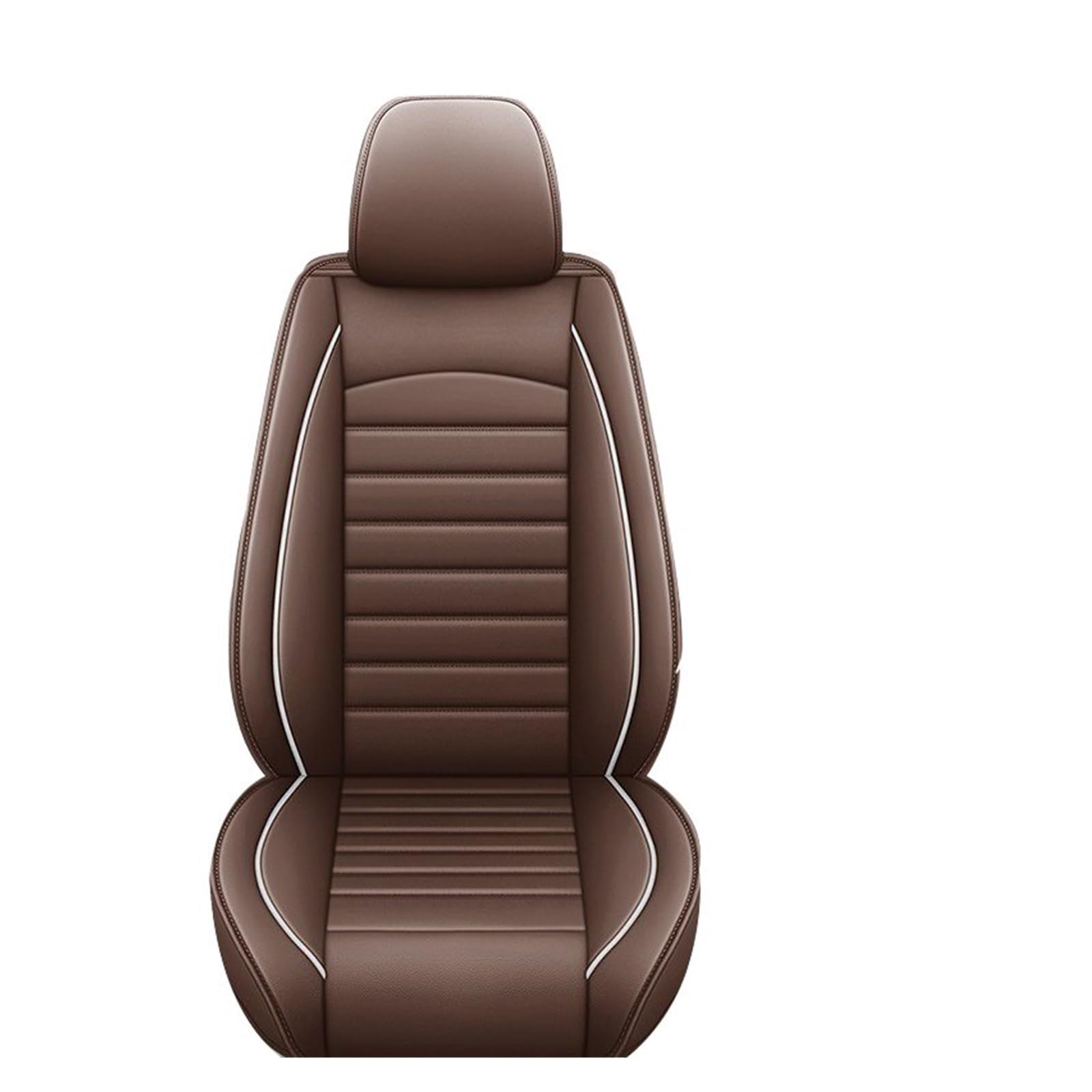 PAKAGVTTB Sitzbezüge All Inclusive Auto Ledersitzbezug für ZOTYE 2008 5008 T200 T600 Z100 Z200 für Z300 Z500 Autozubehör Schutz Vordersitzbezüge(Brown) von PAKAGVTTB