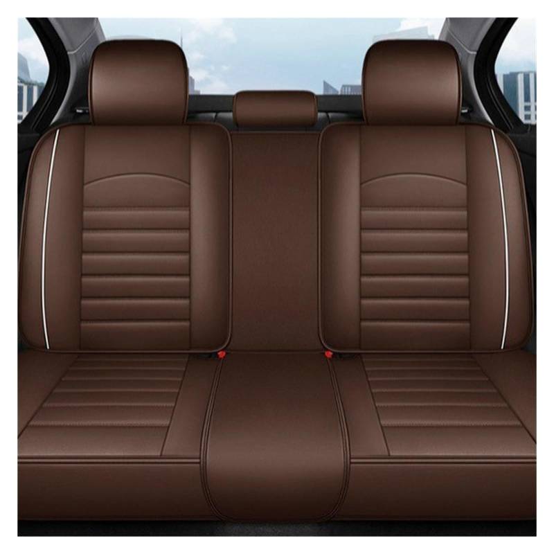 PAKAGVTTB Sitzbezüge All Inclusive Auto Ledersitzbezug für ZOTYE 2008 5008 T200 T600 Z100 Z200 für Z300 Z500 Autozubehör Schutz Vordersitzbezüge(Rear seat Cover 3) von PAKAGVTTB