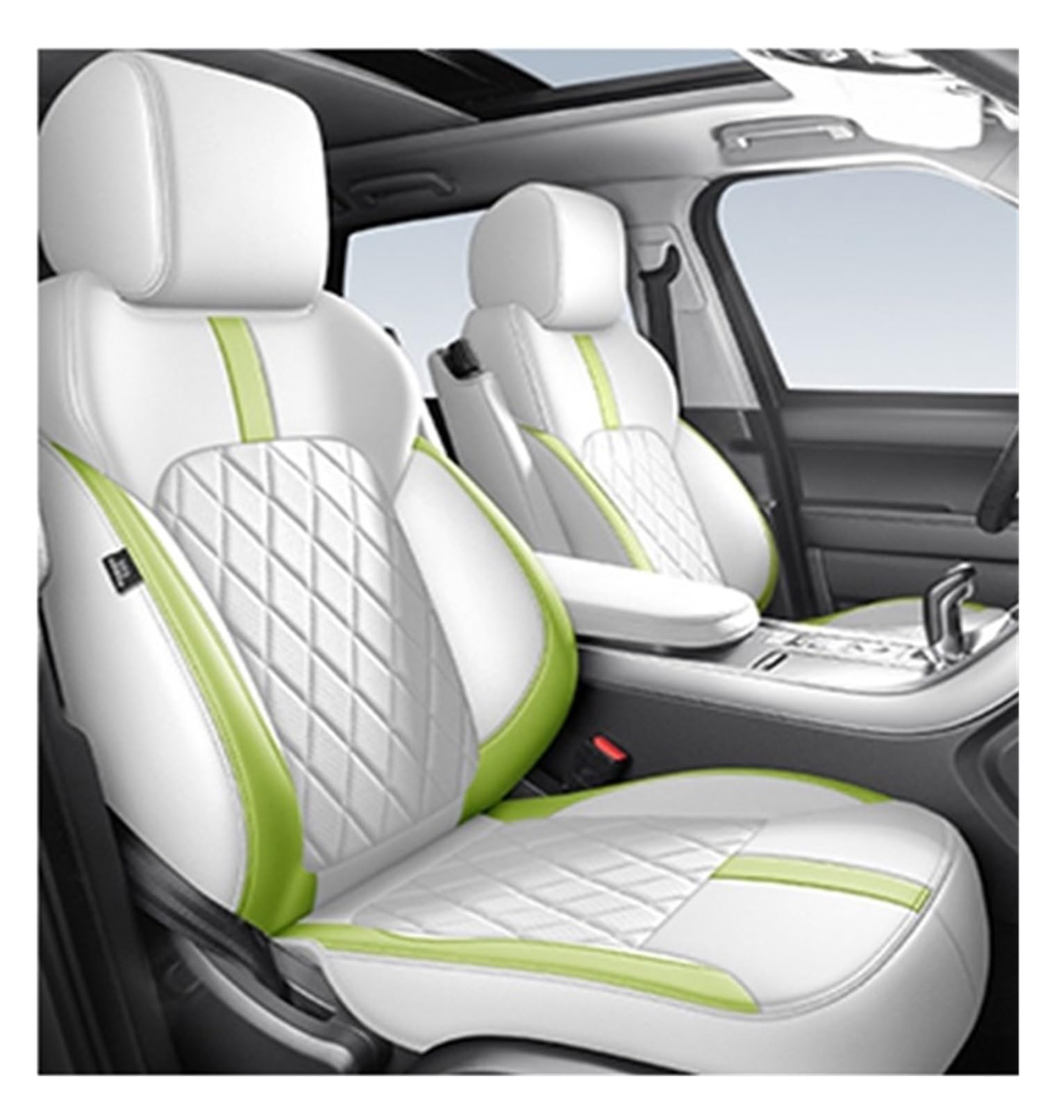 PAKAGVTTB Sitzbezüge Autositzbezüge 360 ​​° Surround Für Range Für Rover Für Evoque 2015-2019 Auto Interior Styling Zubehör Atmungsaktiv Vordersitzbezüge(Color 13-5 Seater) von PAKAGVTTB