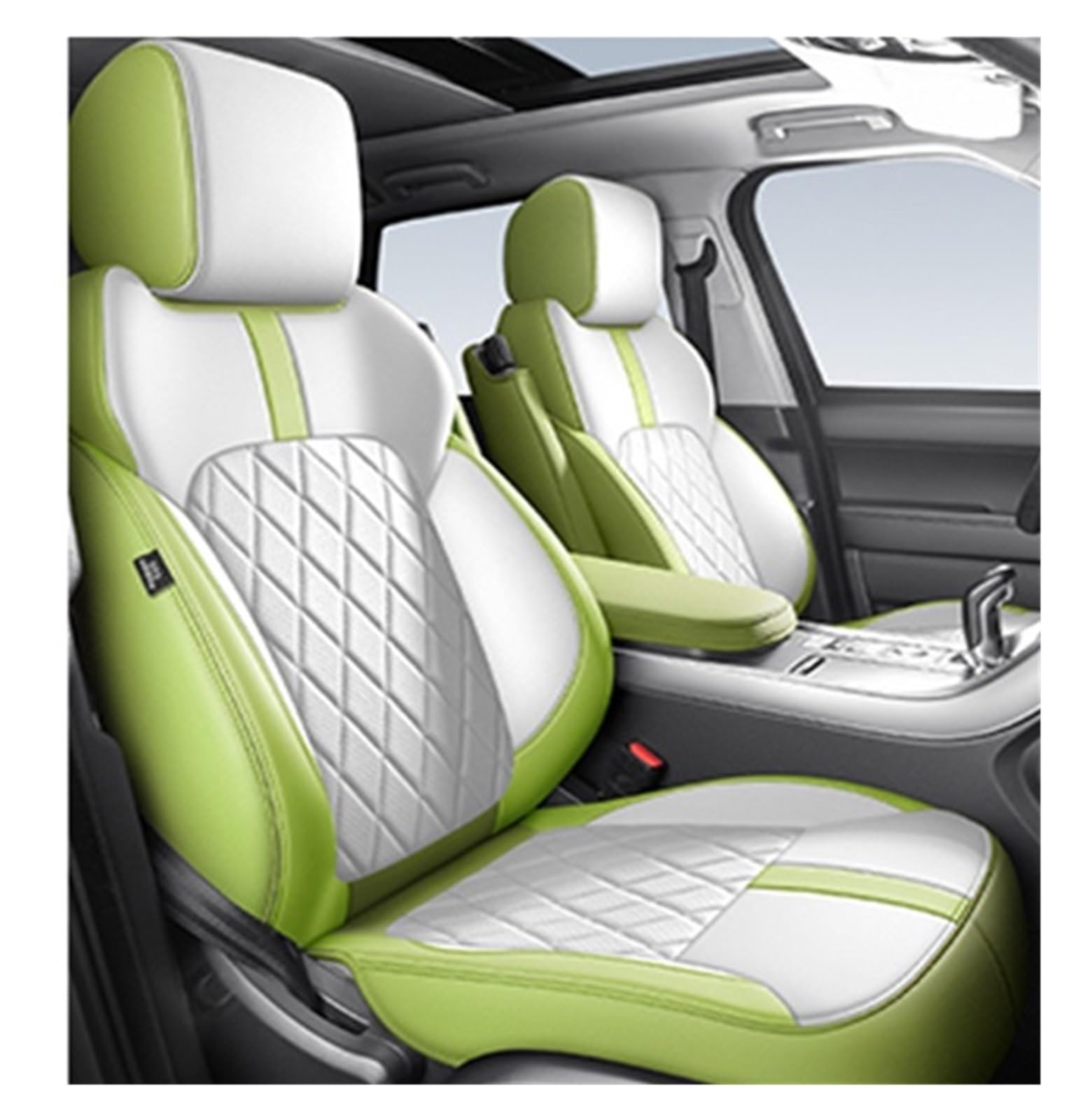 PAKAGVTTB Sitzbezüge Autositzbezüge 360 ​​° Surround Für Range Für Rover Für Evoque 2015-2019 Auto Interior Styling Zubehör Atmungsaktiv Vordersitzbezüge(Color 18-5 Seater) von PAKAGVTTB