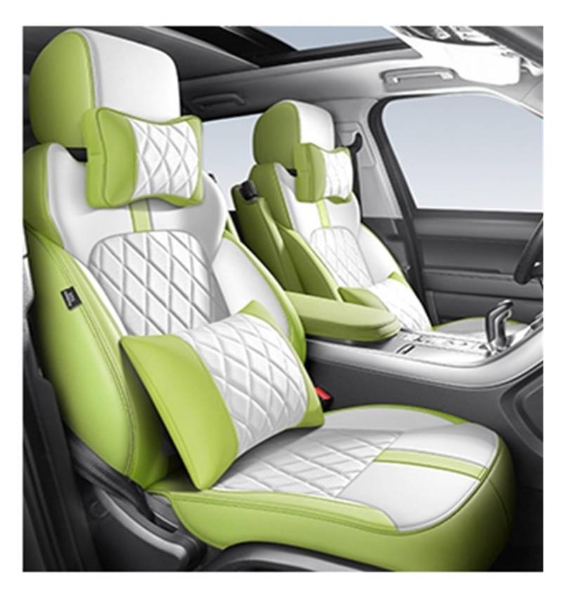 PAKAGVTTB Sitzbezüge Autositzbezüge 360 ​​° Surround Für Range Für Rover Für Evoque 2015-2019 Auto Interior Styling Zubehör Atmungsaktiv Vordersitzbezüge(Color 24-5 Seater) von PAKAGVTTB