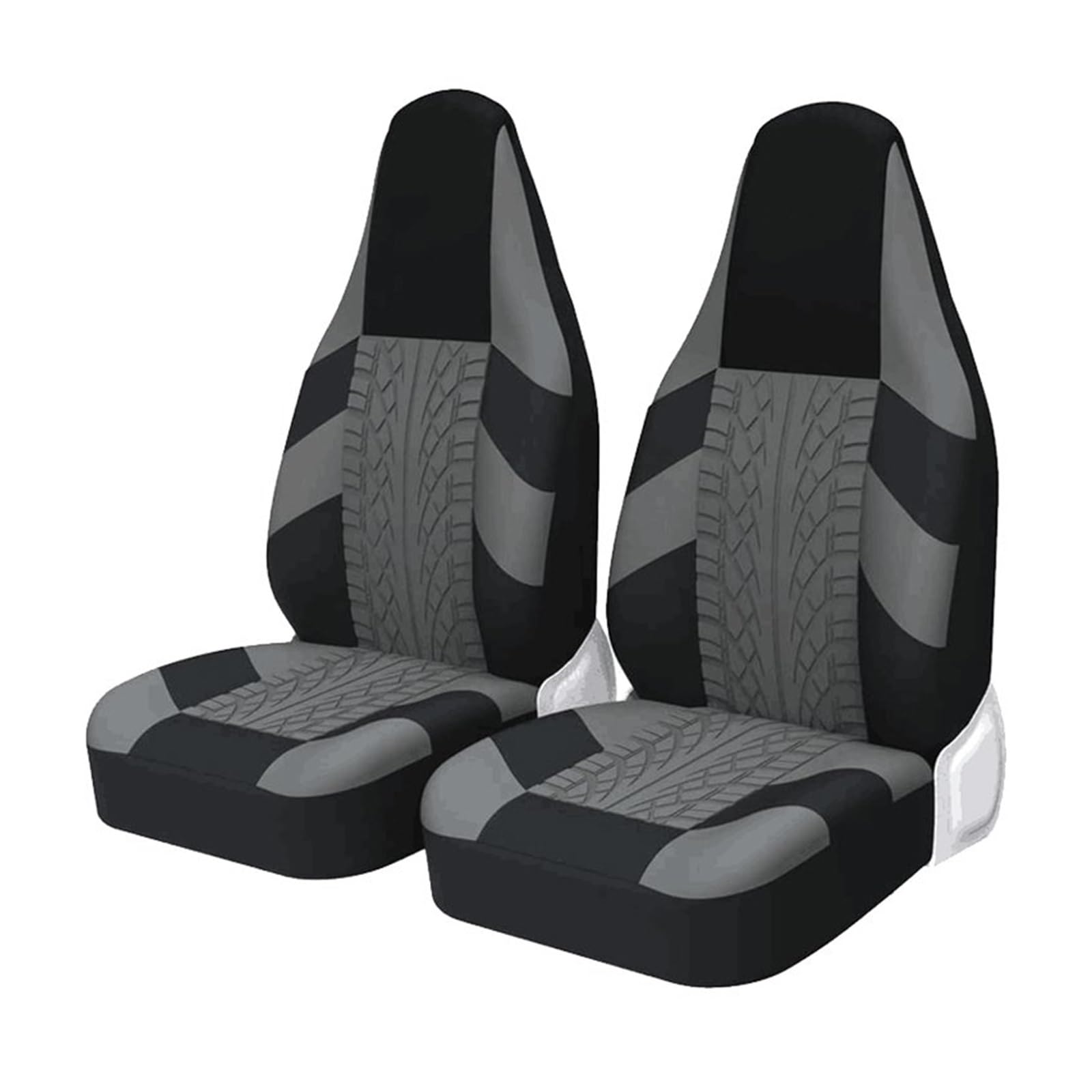 PAKAGVTTB Sitzbezüge Autositzbezüge im Eimer-Stil, komplettes Set, für A4 B7 (8EC) Vordersitzbezüge(Gray 2 PCS) von PAKAGVTTB