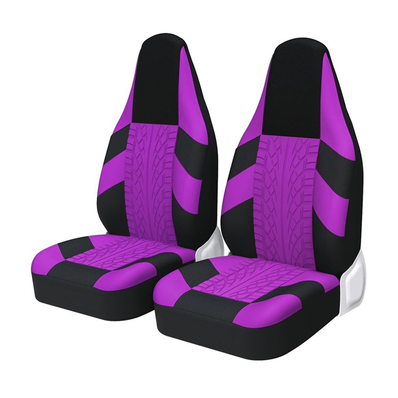 PAKAGVTTB Sitzbezüge Autositzbezüge im Eimer-Stil, komplettes Set, für A4 B7 (8EC) Vordersitzbezüge(Purple 2 PCS) von PAKAGVTTB