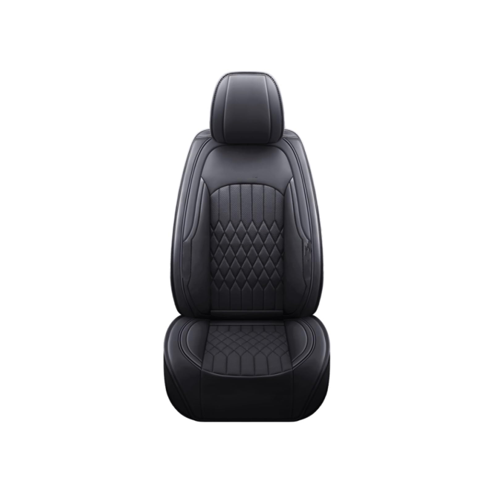 PAKAGVTTB Sitzbezüge Autositzbezug Leder für Benz EC SLK G für GLS für GLC für GLE GL ML für GLK für CLS SRAB für CLK Vito Viano W204 Vordersitzbezüge(Black) von PAKAGVTTB
