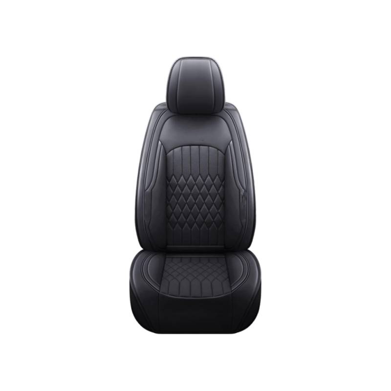 PAKAGVTTB Sitzbezüge Autositzbezug Leder für Benz EC SLK G für GLS für GLC für GLE GL ML für GLK für CLS SRAB für CLK Vito Viano W204 Vordersitzbezüge(Black) von PAKAGVTTB