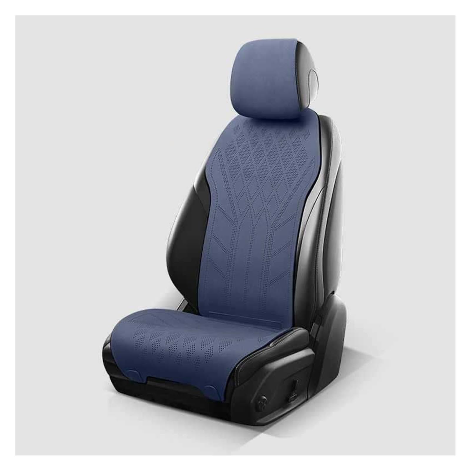 PAKAGVTTB Sitzbezüge Autositzbezug aus Wildleder, ultradünn, atmungsaktiv, Sitzschutzbezug für Benz ABCES-Klasse W204 W205 W212 W213 Vordersitzbezüge(Blue) von PAKAGVTTB