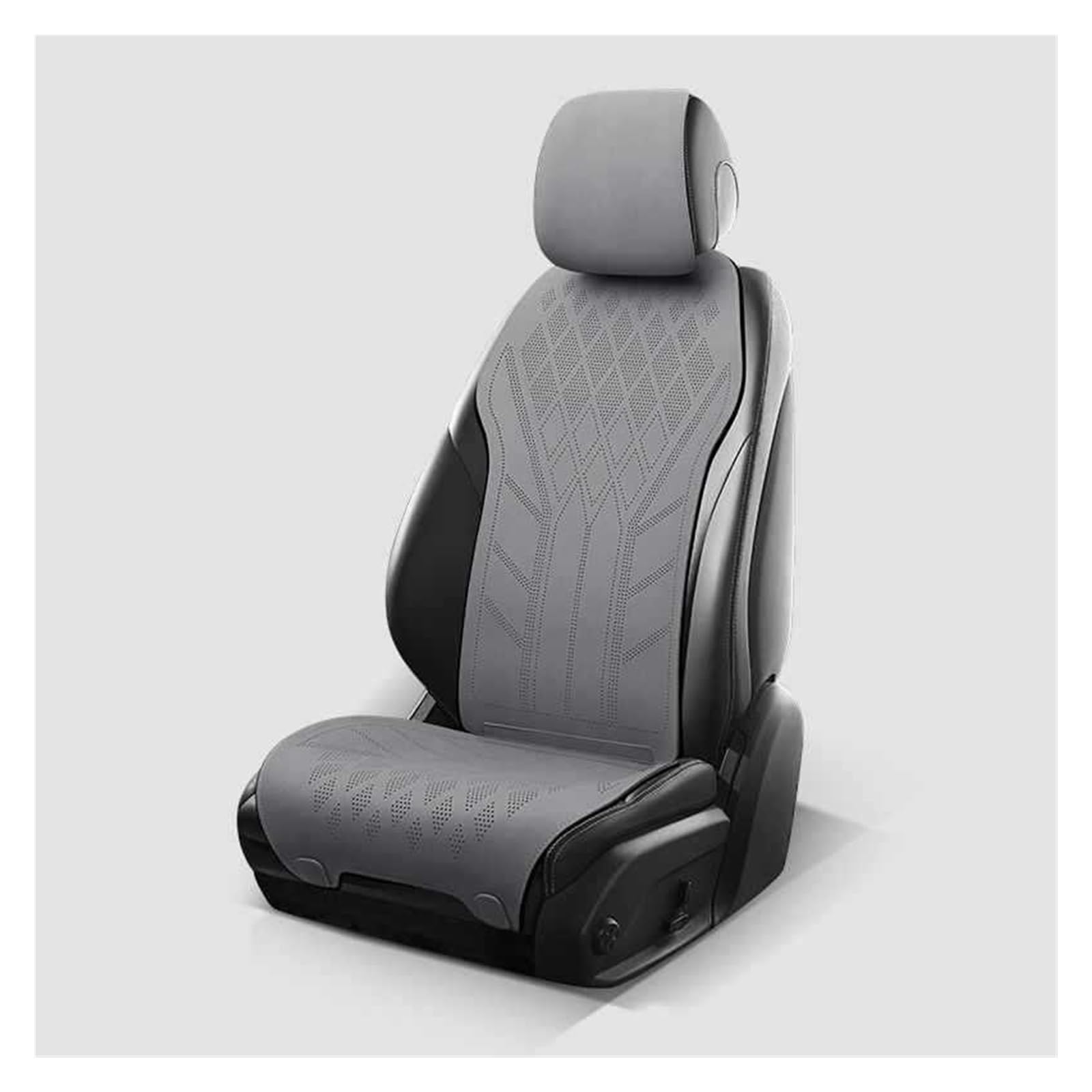 PAKAGVTTB Sitzbezüge Autositzbezug aus Wildleder, ultradünn, atmungsaktiv, Sitzschutzbezug für Benz ABCES-Klasse W204 W205 W212 W213 Vordersitzbezüge(Gray) von PAKAGVTTB