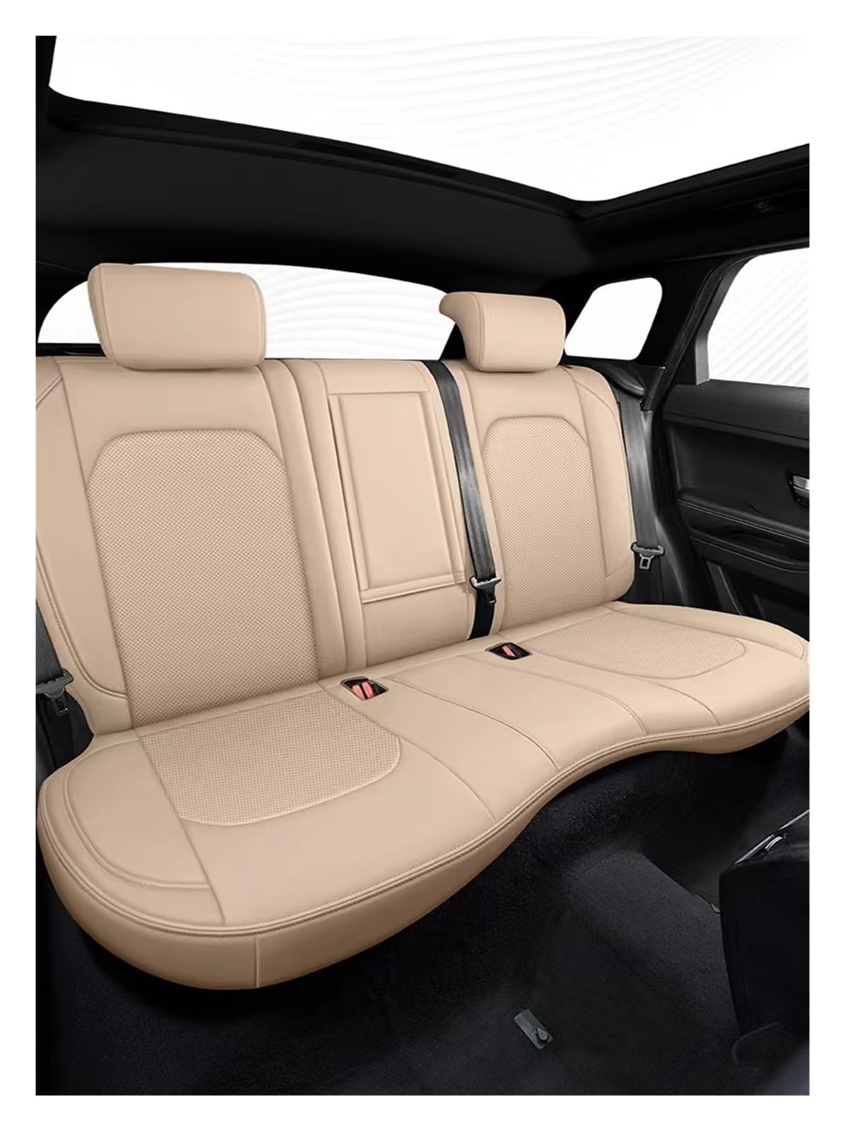 PAKAGVTTB Sitzbezüge Autositzbezug für 3er E36 E46 E90 E91 E92 Voiture Zubehör Autoinnenraum Schutzkissen Vordersitzbezüge(Just Rear seat 21) von PAKAGVTTB
