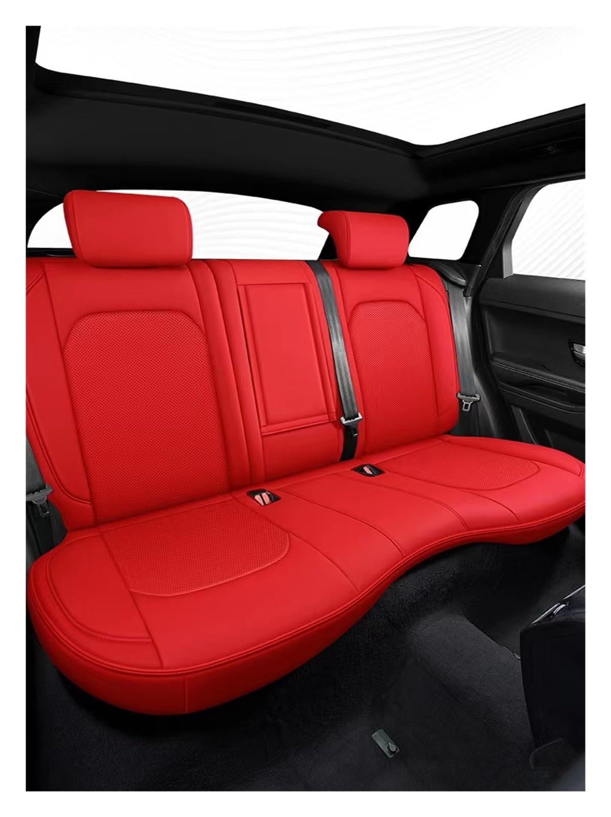 PAKAGVTTB Sitzbezüge Autositzbezug für Benz W211 W212 W213 W164 Voiture Zubehör Autoinnenraum Schutzkissen Vordersitzbezüge(Just Rear seat 15) von PAKAGVTTB