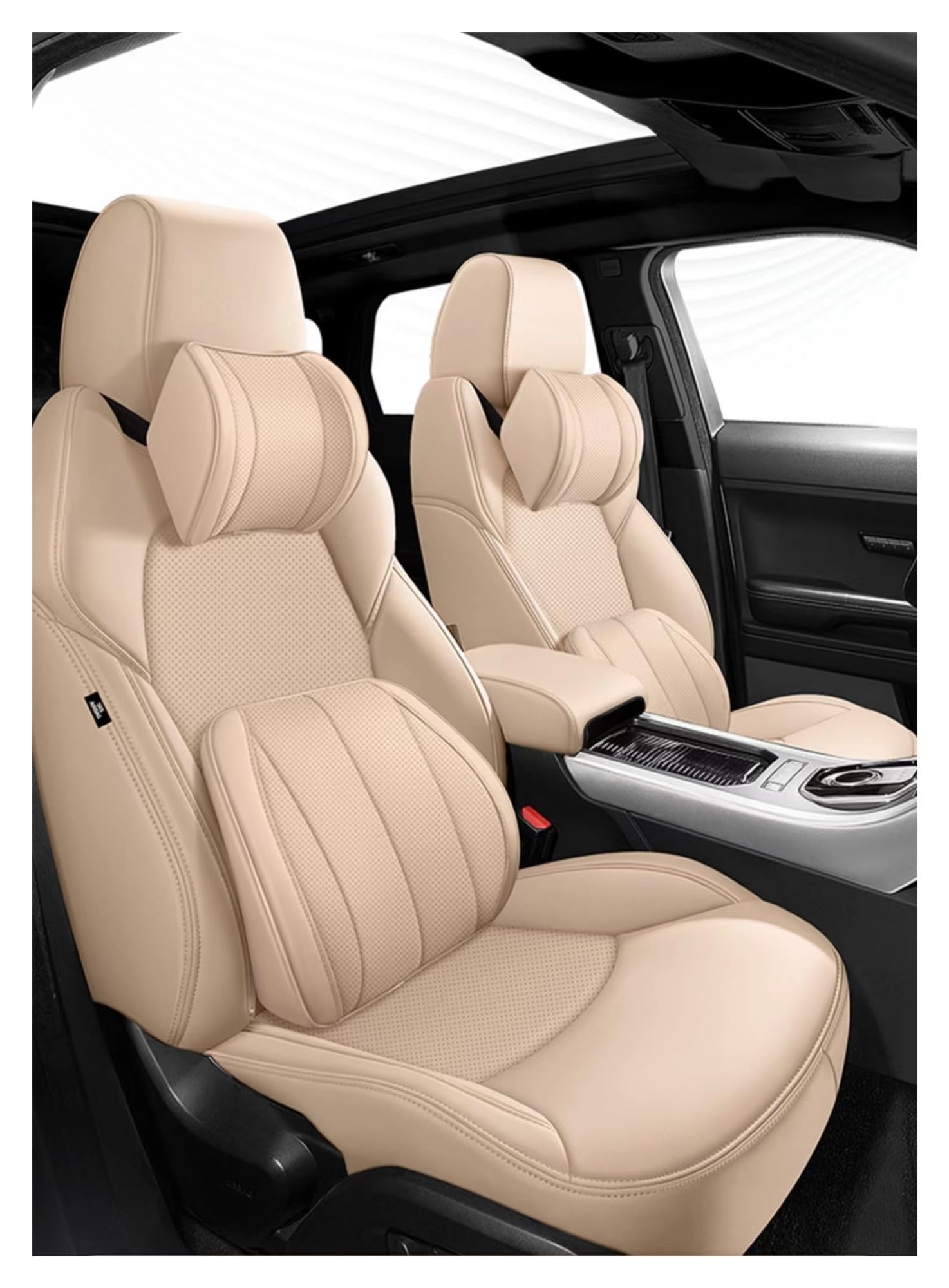 PAKAGVTTB Sitzbezüge Autositzbezug für Dodge Journey Challenger Voiture Zubehör Autoinnenraum Schutzkissen Vordersitzbezüge(Just one seat 12) von PAKAGVTTB