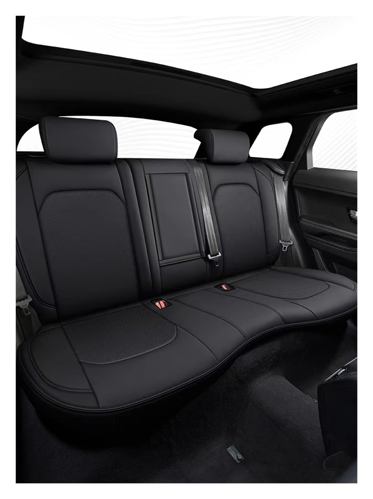 PAKAGVTTB Sitzbezüge Autositzbezug für Ford für Focus MK2 3 4 Kuga Voiture Zubehör Autoinnenraum Schutzkissen Vordersitzbezüge(Just Rear seat 19) von PAKAGVTTB