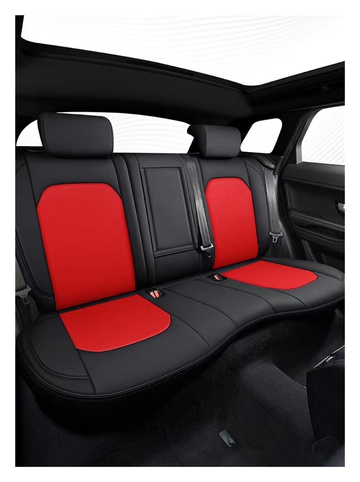 PAKAGVTTB Sitzbezüge Autositzbezug für Ford für Focus MK2 3 4 Kuga Voiture Zubehör Autoinnenraum Schutzkissen Vordersitzbezüge(Just Rear seat 20) von PAKAGVTTB