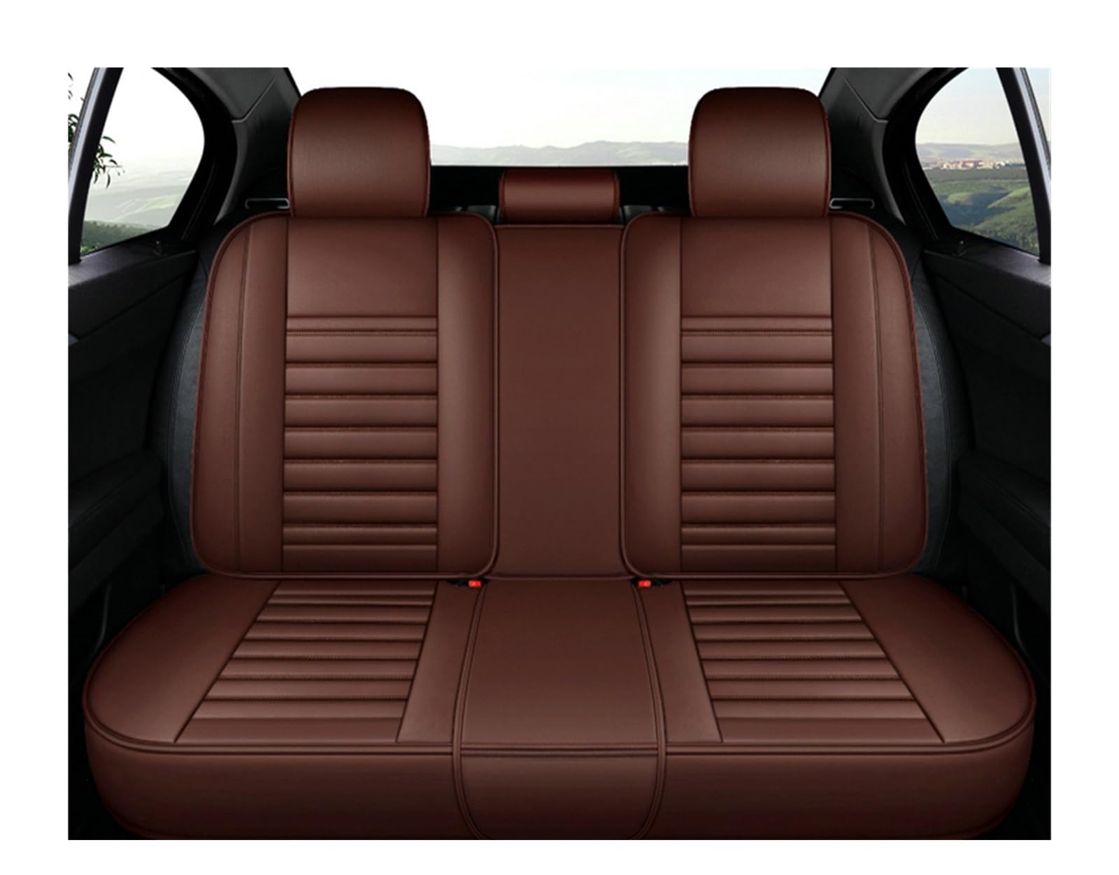 PAKAGVTTB Sitzbezüge Autositzbezug für Nissan X für Trail T32 für Tiida für Kicks für Versa für Qashqai J11 Autozubehör Innenraum Vordersitzbezüge(Color 11) von PAKAGVTTB