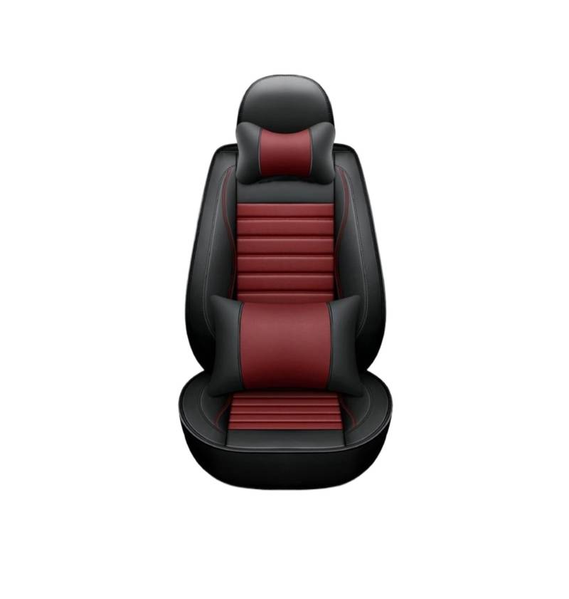 PAKAGVTTB Sitzbezüge Autositzbezug für Nissan X für Trail T32 für Tiida für Kicks für Versa für Qashqai J11 Autozubehör Innenraum Vordersitzbezüge(Color 5) von PAKAGVTTB