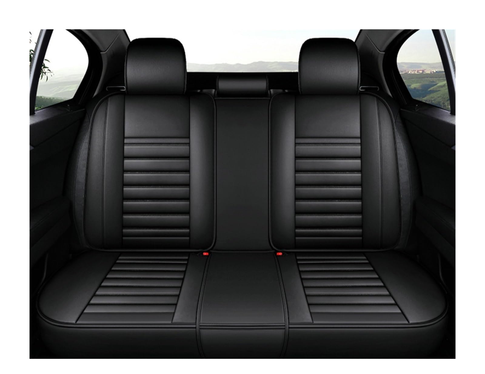 PAKAGVTTB Sitzbezüge Autositzbezug für Nissan X für Trail T32 für Tiida für Kicks für Versa für Qashqai J11 Autozubehör Innenraum Vordersitzbezüge(Color 9) von PAKAGVTTB