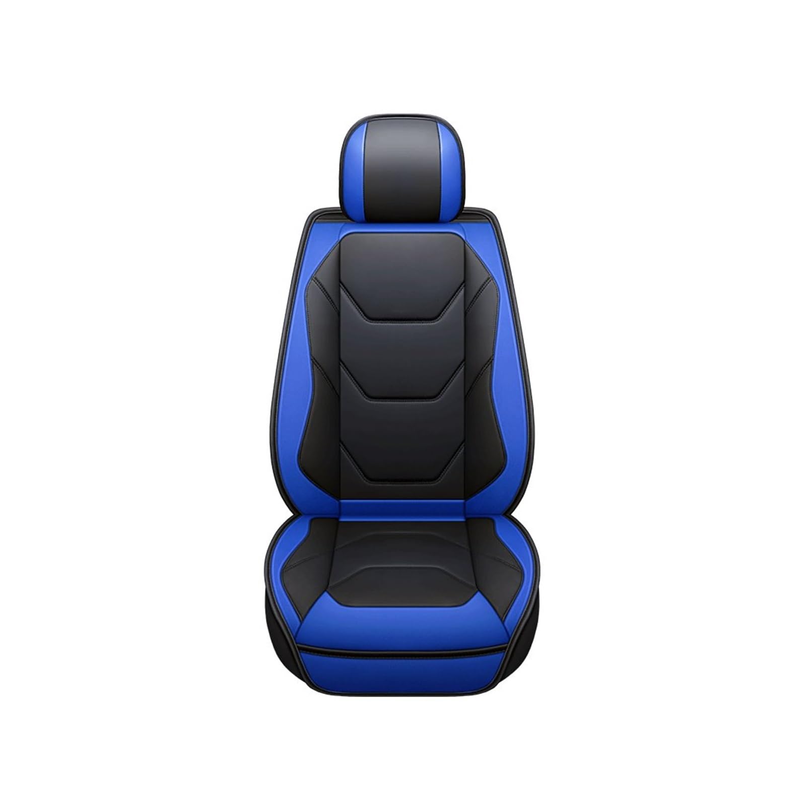 PAKAGVTTB Sitzbezüge Autositzbezug für VW für Jetta für Golf 7 für Tiguan für Golf 4 5 6 für T-ROC Autozubehör Vordersitzbezüge(Blue) von PAKAGVTTB
