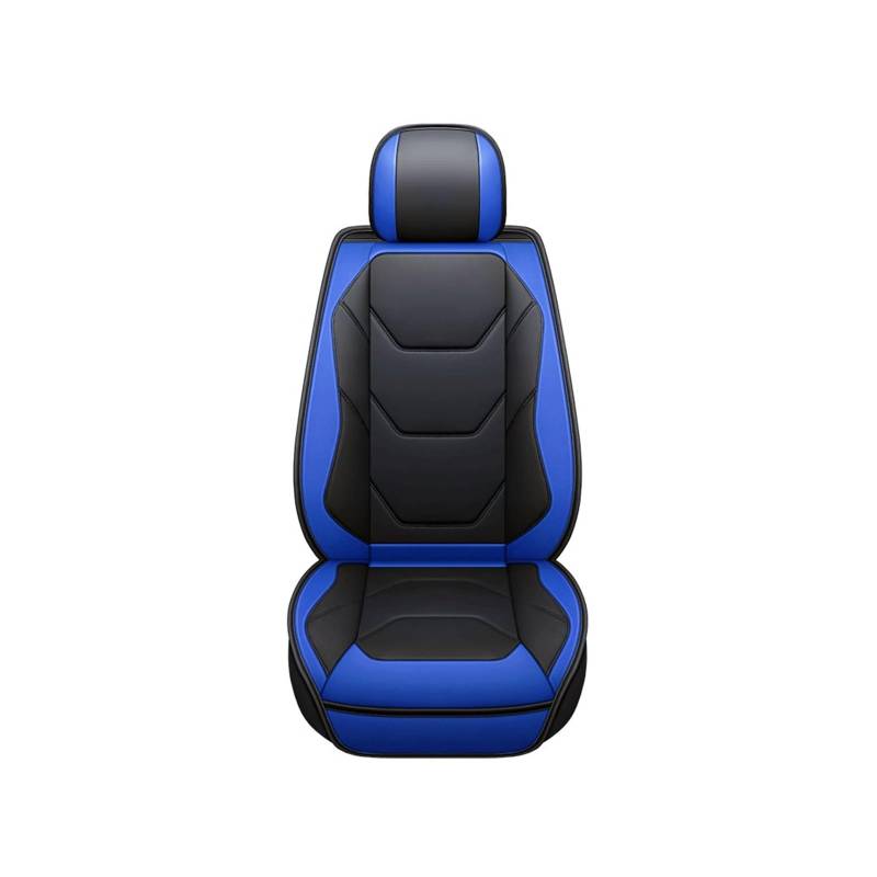 PAKAGVTTB Sitzbezüge Autositzbezug für VW für Jetta für Golf 7 für Tiguan für Golf 4 5 6 für T-ROC Autozubehör Vordersitzbezüge(Blue) von PAKAGVTTB
