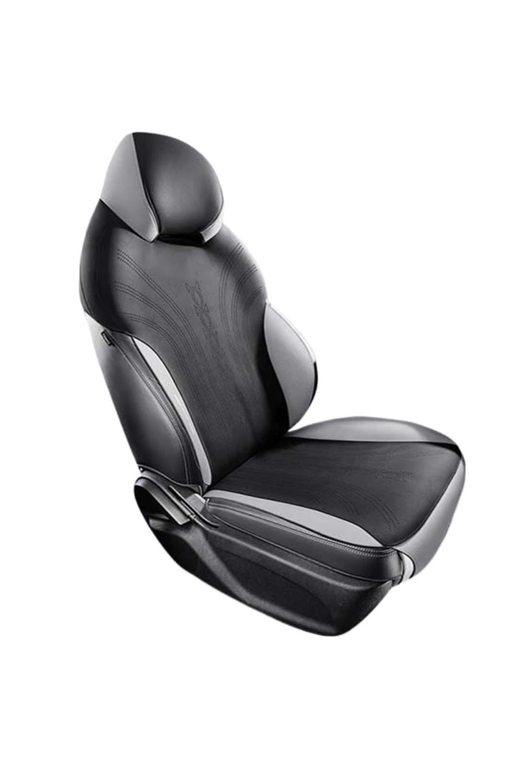 PAKAGVTTB Sitzbezüge Autozubehör Wildleder Sattel Sitzkissen Pad Halb Bedeckt Für BYD Atto 3 AU JPN THA Für BYD Yuan PlusEV Rechts Hand Vordersitzbezüge(Standard Color 2) von PAKAGVTTB