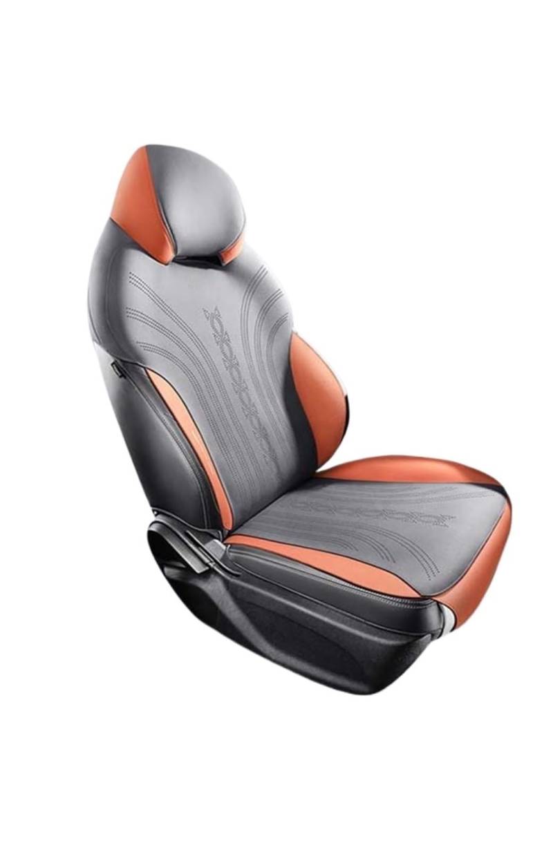 PAKAGVTTB Sitzbezüge Autozubehör Wildleder Sattel Sitzkissen Pad Halb Bedeckt Für BYD Atto 3 AU JPN THA Für BYD Yuan PlusEV Rechts Hand Vordersitzbezüge(Standard Color 5) von PAKAGVTTB