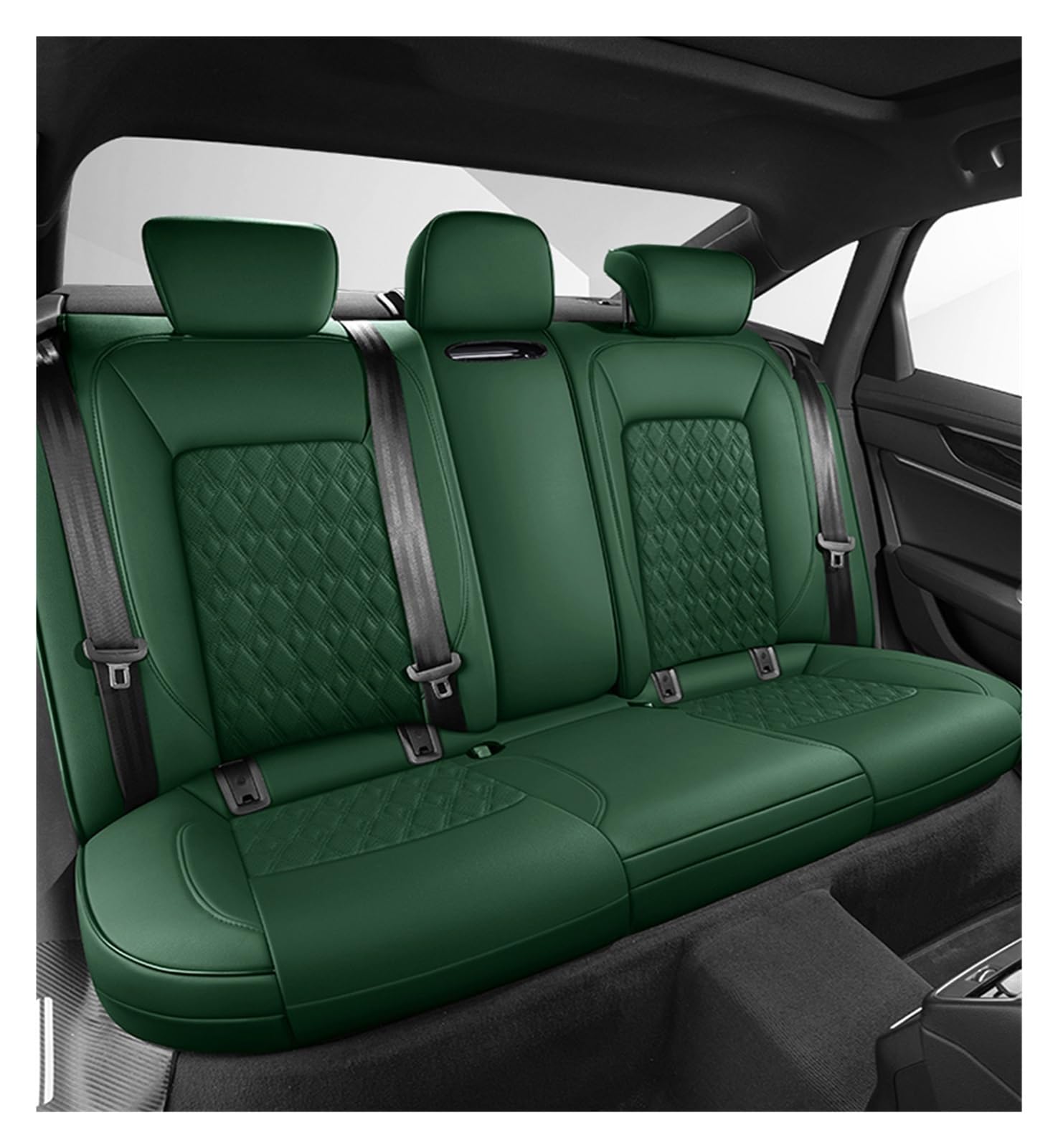 PAKAGVTTB Sitzbezüge Benutzerdefinierte Autositzbezug für VW CC 2021 Accesorios para Vehículos 360 ° Rundumschutz Vordersitzbezüge(Just Rear seat 15) von PAKAGVTTB