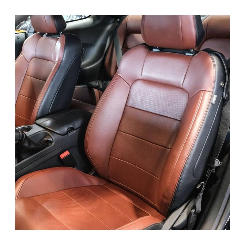 PAKAGVTTB Sitzbezüge Für Mustang Für Coupé 2015-2024 Autositzbezüge Für 4 Sitze Für Mustang Für Coupé GT Vorder- Und Rücksitz-Kits Abdeckung Vordersitzbezüge(Color 11) von PAKAGVTTB