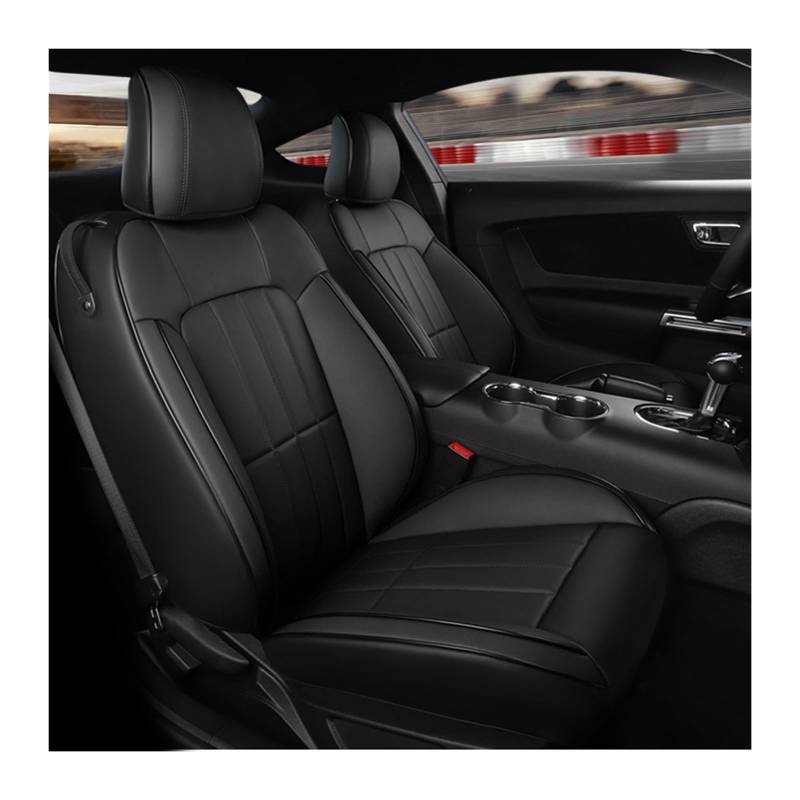 PAKAGVTTB Sitzbezüge Für Mustang Für Coupé 2015-2024 Autositzbezüge Für 4 Sitze Für Mustang Für Coupé GT Vorder- Und Rücksitz-Kits Abdeckung Vordersitzbezüge(Color 28) von PAKAGVTTB