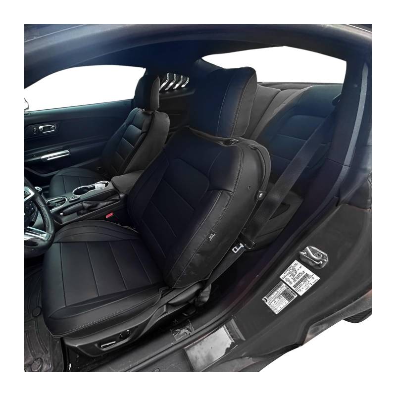 PAKAGVTTB Sitzbezüge Für Mustang Für Coupé 2015-2024 Autositzbezüge Für 4 Sitze Für Mustang Für Coupé GT Vorder- Und Rücksitz-Kits Abdeckung Vordersitzbezüge(Color 5) von PAKAGVTTB