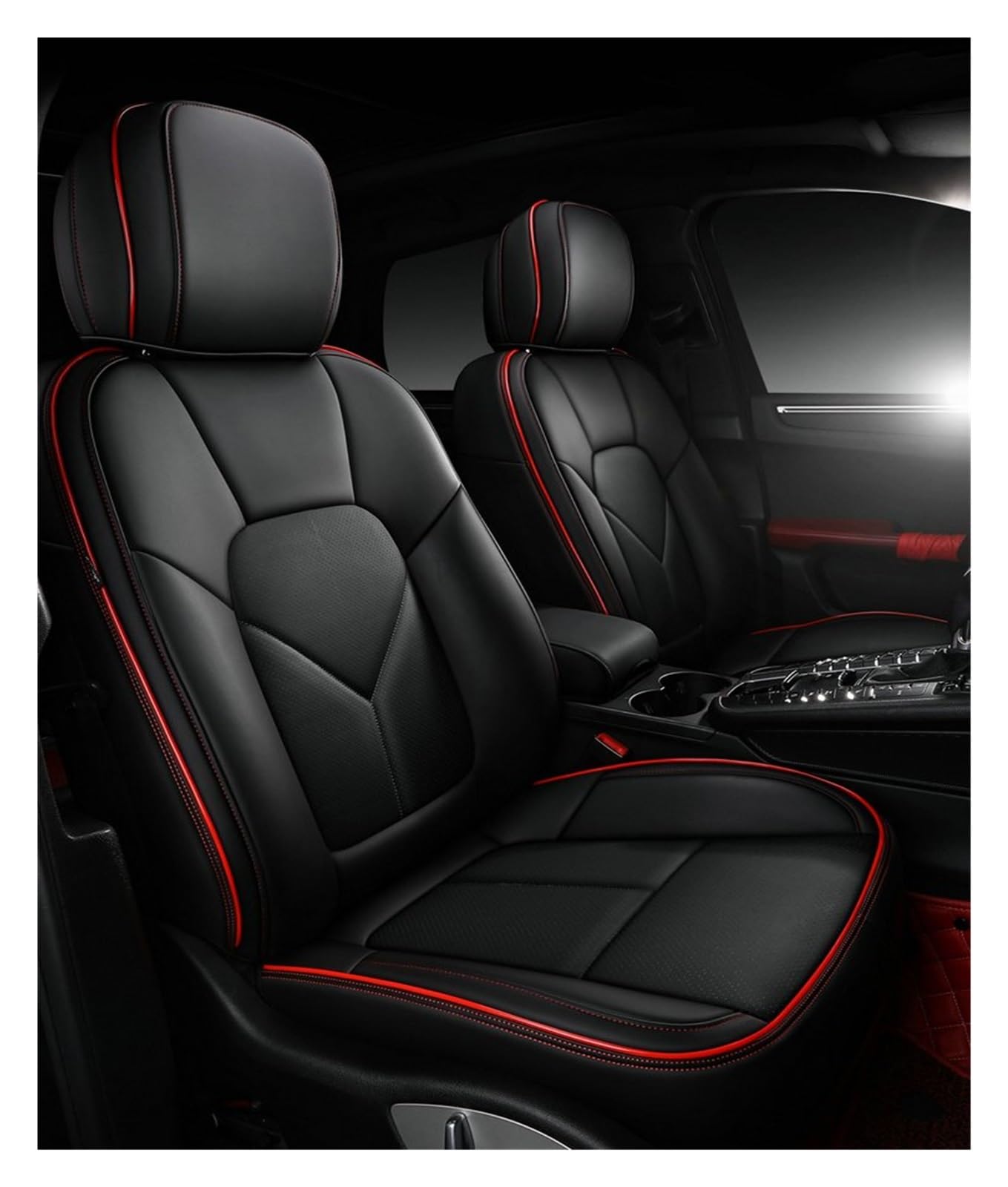 PAKAGVTTB Sitzbezüge Leder Auto Sitz Abdeckung Für Mazda 3 5 6 CX5 CX30 Axela Styling Auto Zubehör Innen Vordersitzbezüge(Just one seat1) von PAKAGVTTB