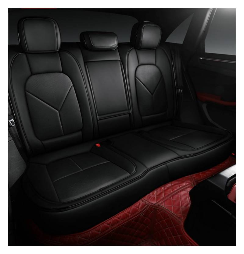 PAKAGVTTB Sitzbezüge Leder Auto Sitz Abdeckung Für Mazda 3 5 6 CX5 CX30 Axela Styling Auto Zubehör Innen Vordersitzbezüge(Only Rear Seats 2) von PAKAGVTTB