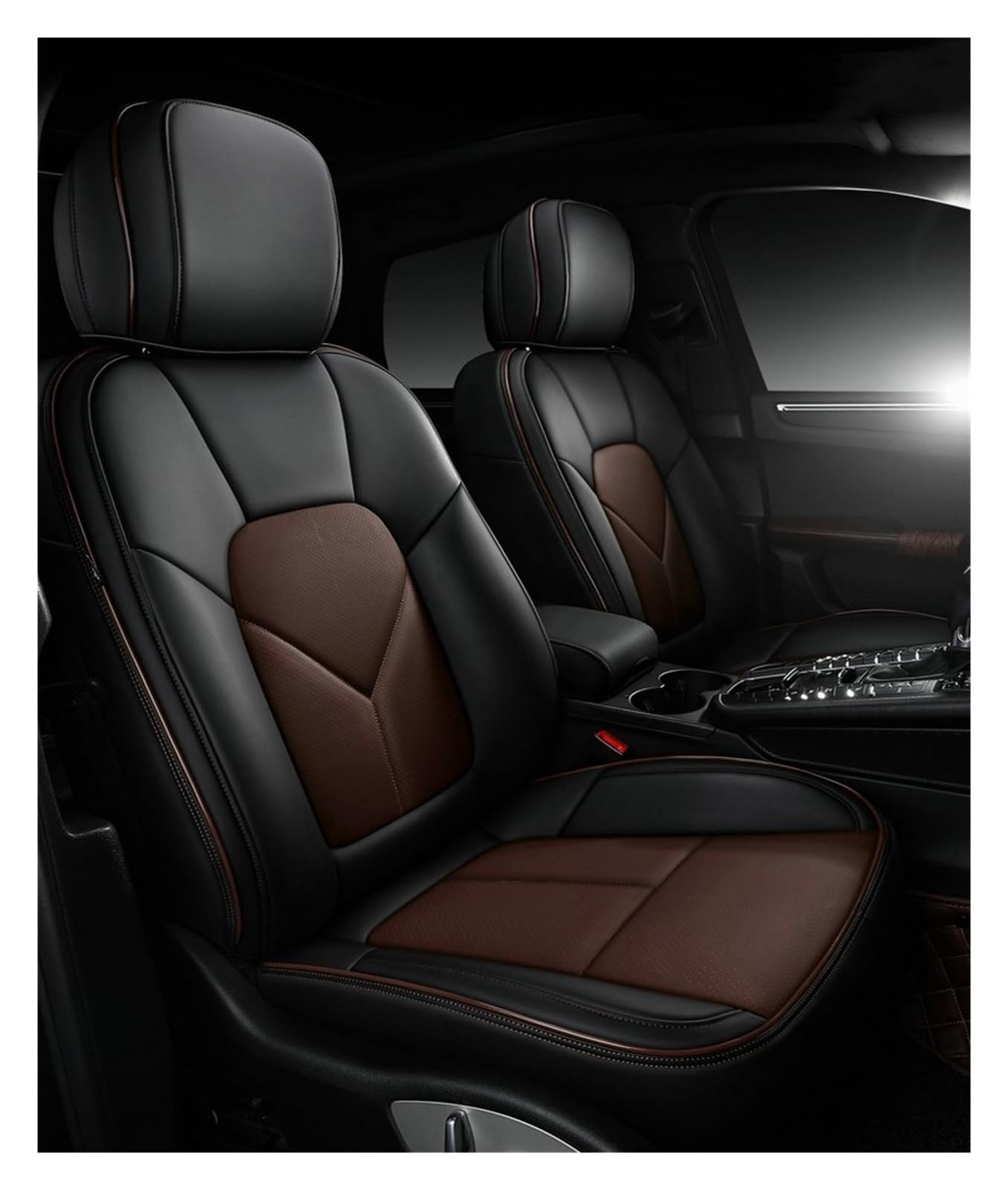 PAKAGVTTB Sitzbezüge Leder Autositzbezug für Volvo für XC60 für XC90 V40 V50 für S60 Styling Autozubehör Innenausstattung Vordersitzbezüge(Just one seat) von PAKAGVTTB