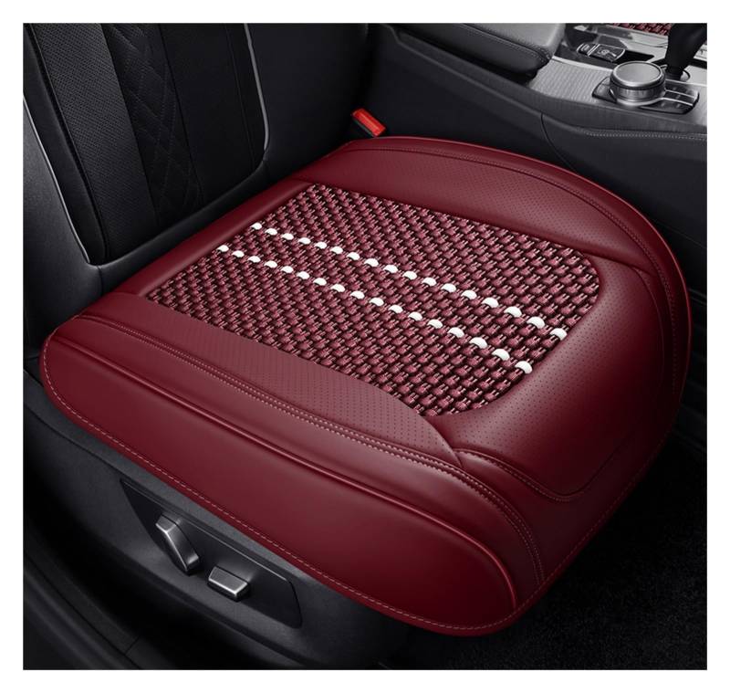 PAKAGVTTB Sitzbezüge Leder Vorne Auto Sitz Protektoren Abdeckungen Kissen Wasserdicht Für Geely Für Tugella Vordersitzbezüge(1 PCS 6) von PAKAGVTTB
