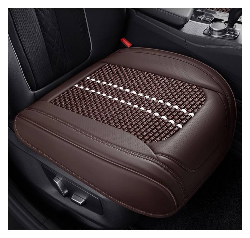 PAKAGVTTB Sitzbezüge Leder Vorne Auto Sitz Protektoren Abdeckungen Kissen Wasserdicht Für Geely Für Tugella Vordersitzbezüge(1 PCS 9) von PAKAGVTTB