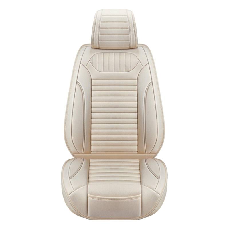 PAKAGVTTB Sitzbezüge Universal Flachs Auto Sitz Abdeckung Für Opel Für Vectra C Für Antara Für Insignia Auto Innen Zubehör Vordersitzbezüge(1PC-AllBeige) von PAKAGVTTB