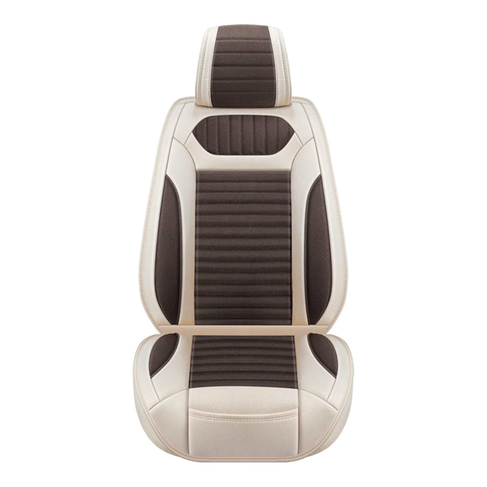 PAKAGVTTB Sitzbezüge Universal Flachs Auto Sitz Abdeckung Für Opel Für Vectra C Für Antara Für Insignia Auto Innen Zubehör Vordersitzbezüge(1PC-Coffee) von PAKAGVTTB
