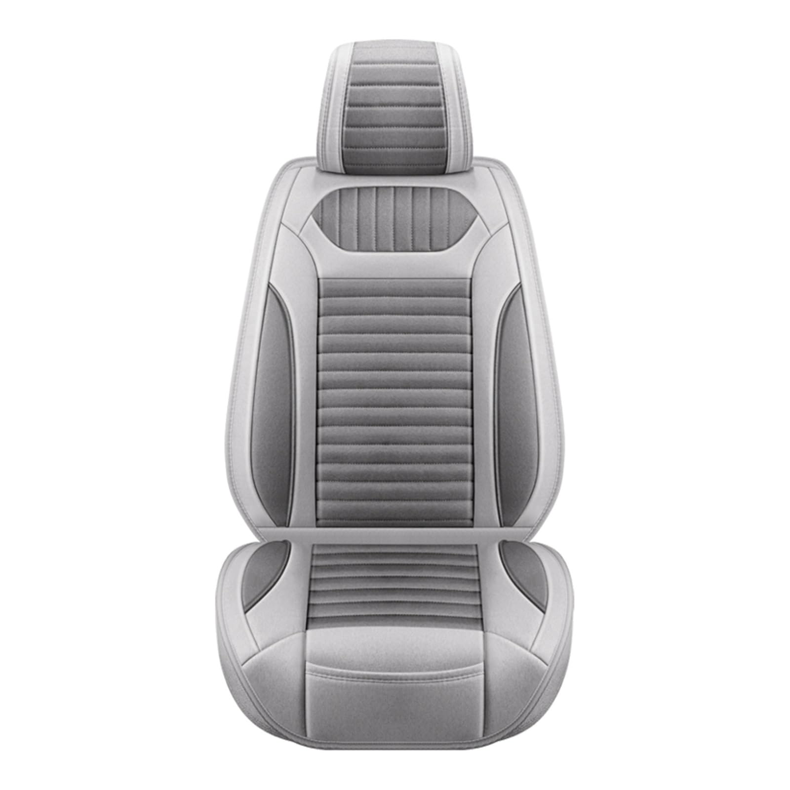 PAKAGVTTB Sitzbezüge Universal Flachs Auto Sitz Abdeckung Für Opel Für Vectra C Für Antara Für Insignia Auto Innen Zubehör Vordersitzbezüge(1PC-Grey) von PAKAGVTTB