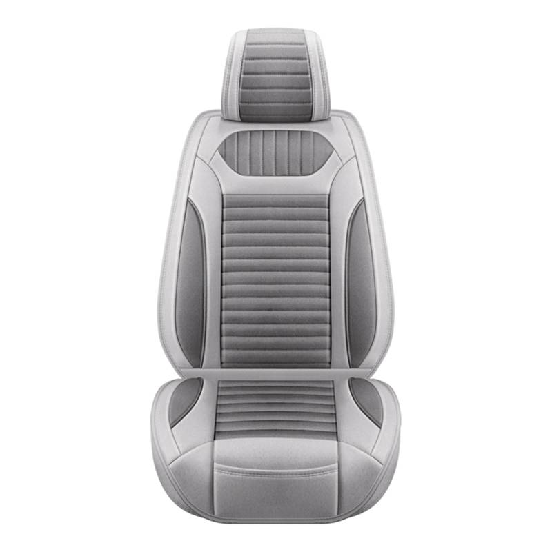 PAKAGVTTB Sitzbezüge Universal Flachs Auto Sitz Abdeckung Für Opel Für Vectra C Für Antara Für Insignia Auto Innen Zubehör Vordersitzbezüge(1PC-Grey) von PAKAGVTTB