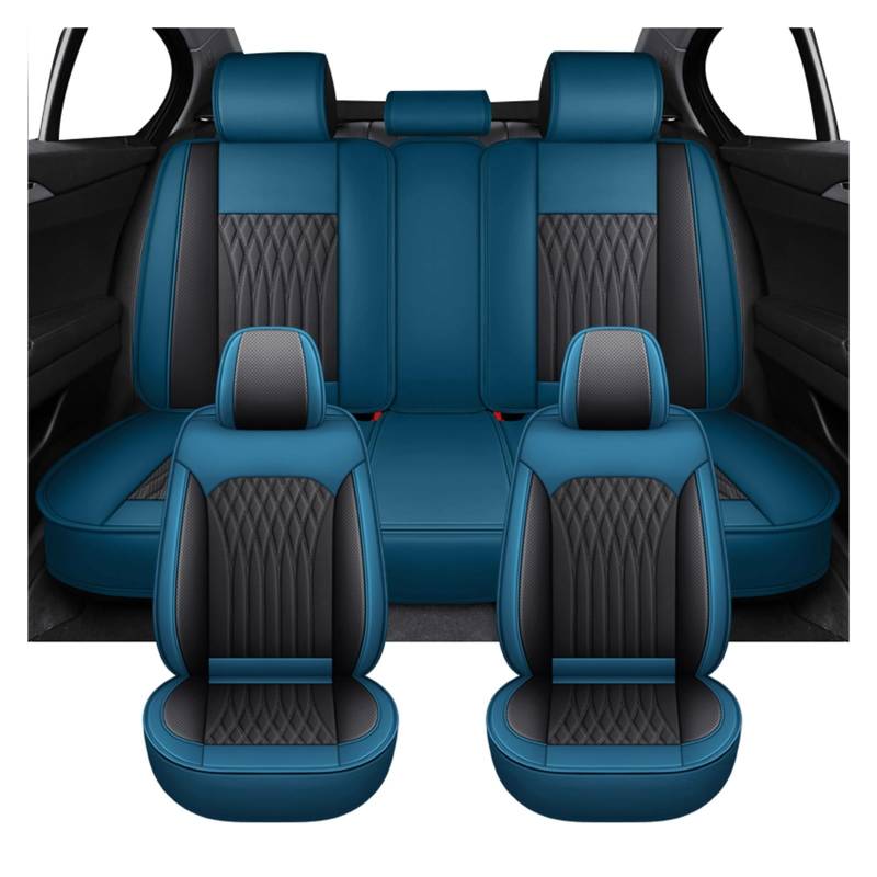 PAKAGVTTB Sitzbezüge Universal Full Set Autositzbezüge für Kadjar für Megane 2 3 4 Auto-Innenausstattung Vordersitzbezüge(Blue) von PAKAGVTTB