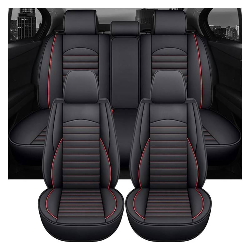 PAKAGVTTB Sitzbezüge Universal Leder Auto Auto Sitzbezüge Für Kia Für Picanto Innen Zubehör Vordersitzbezüge(5 PCS 2) von PAKAGVTTB