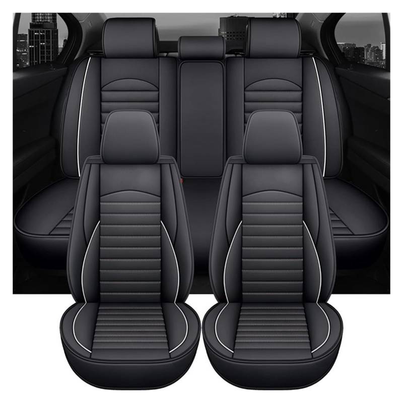 PAKAGVTTB Sitzbezüge Universal Leder Auto Autositzbezüge Für Mazda 6 Gg E53 Innenzubehör Vordersitzbezüge(5 PCS) von PAKAGVTTB