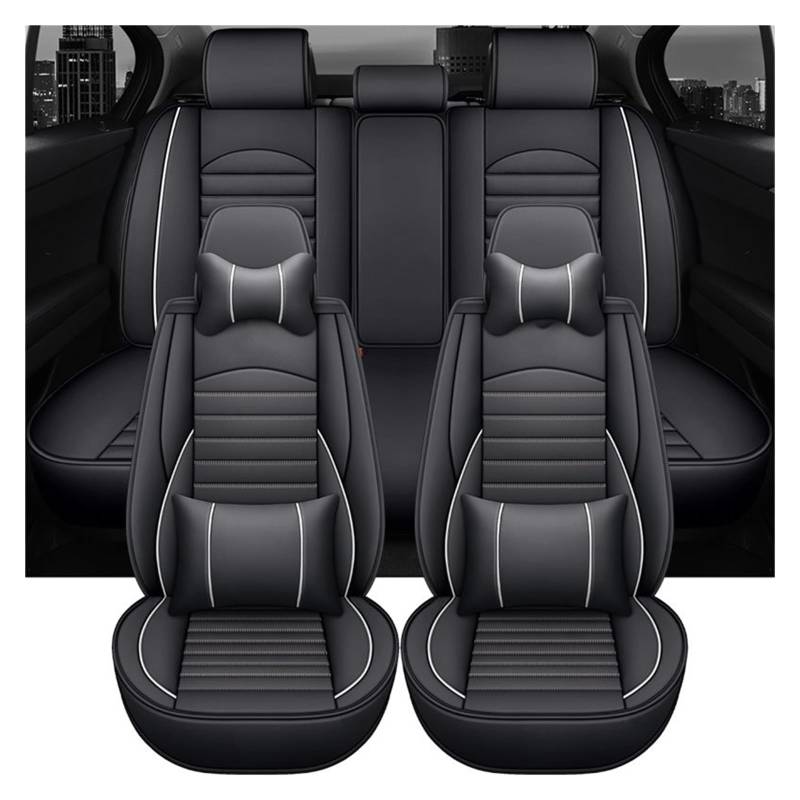PAKAGVTTB Sitzbezüge Universal Leder Auto Autositzbezüge Für Mazda 6 Gg E53 Innenzubehör Vordersitzbezüge(9 PCS) von PAKAGVTTB