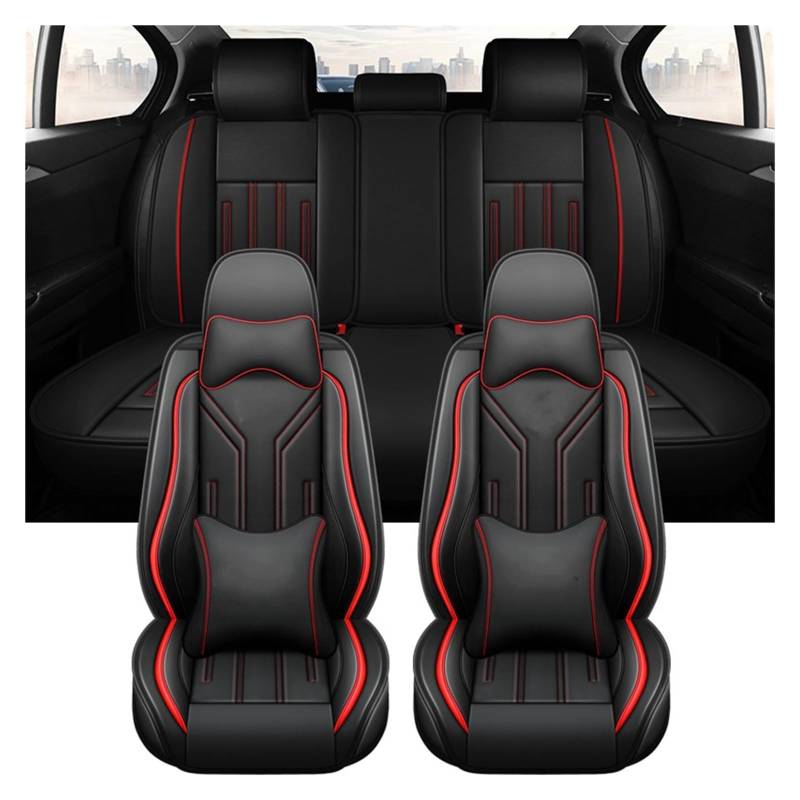 PAKAGVTTB Sitzbezüge Universal Leder Autositzbezüge für Vw für Golf 6 Vordersitzbezüge(9 PCS 2) von PAKAGVTTB