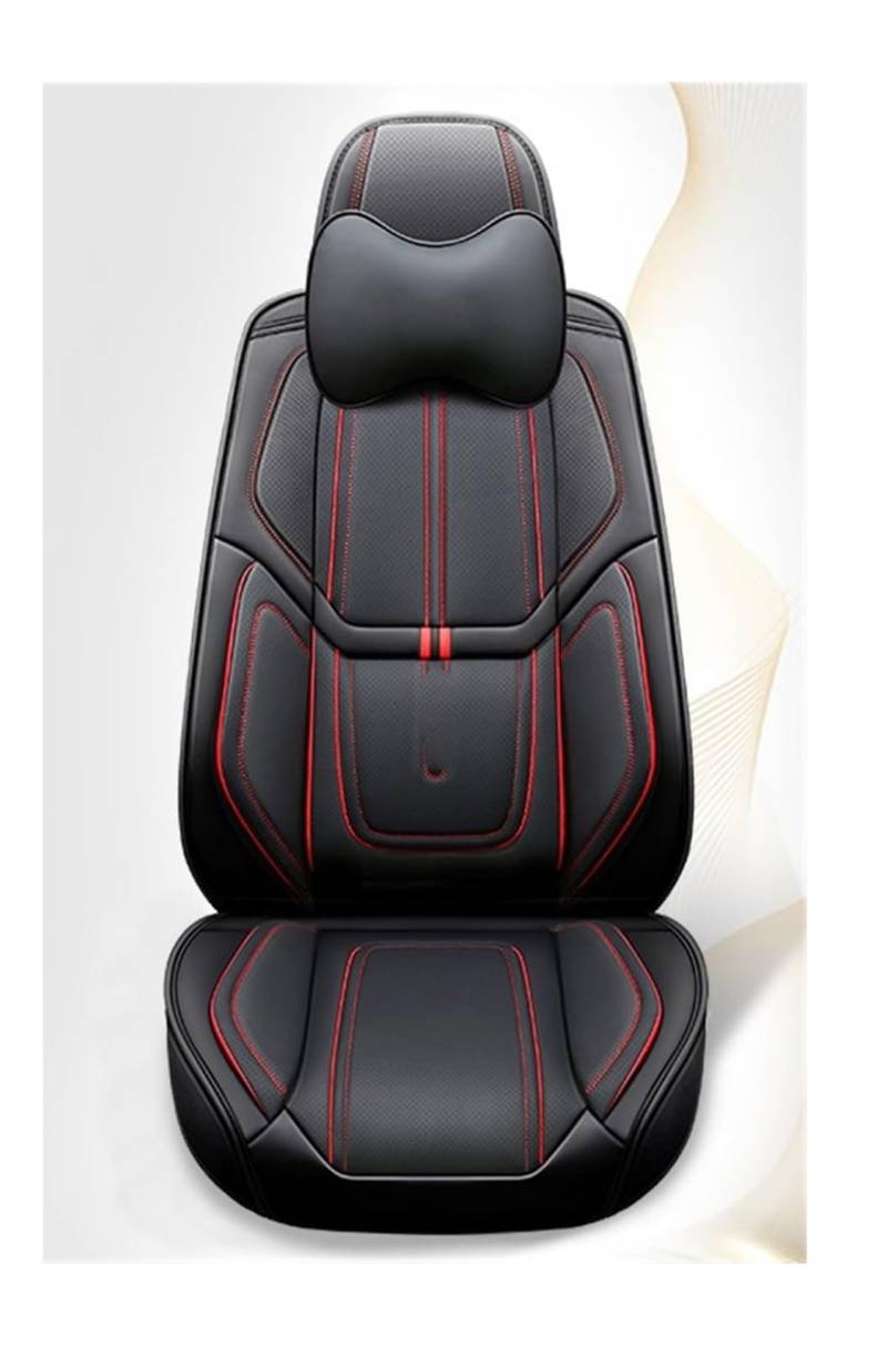 PAKAGVTTB Sitzbezüge Universal-Leder-Komplettset Autositzbezüge für Subaru für Tribeca für Omoda für C5 Auto-Innenausstattung Vordersitzbezüge(Color 12) von PAKAGVTTB