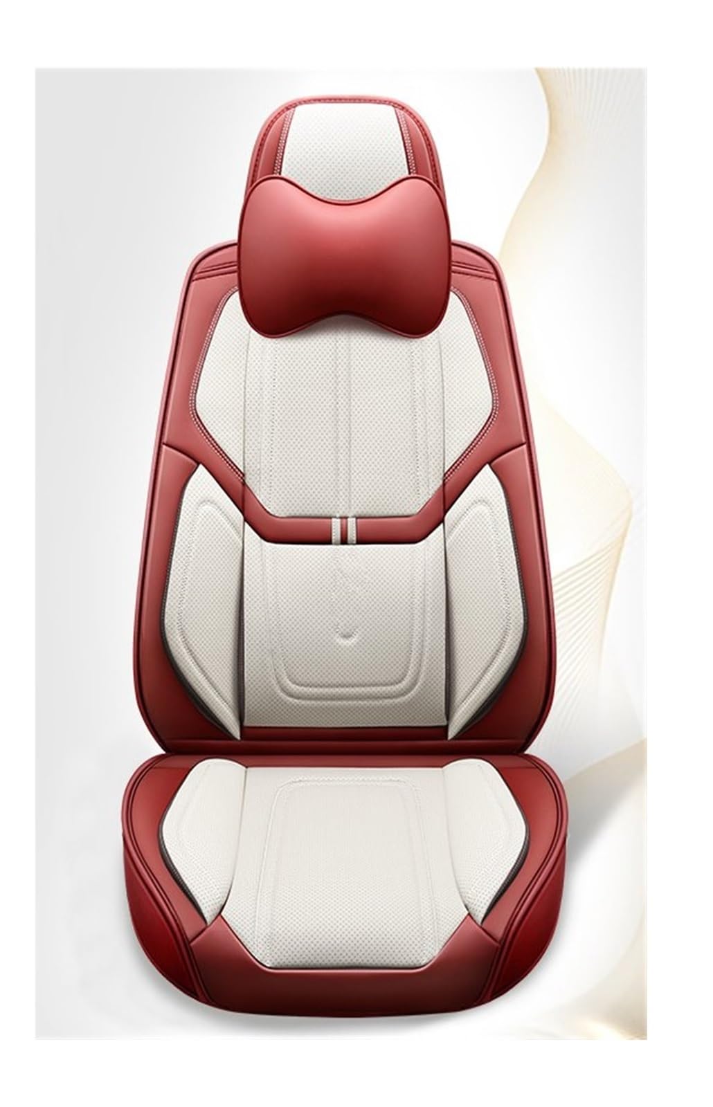PAKAGVTTB Sitzbezüge Universal-Leder-Komplettset Autositzbezüge für Subaru für Tribeca für Omoda für C5 Auto-Innenausstattung Vordersitzbezüge(Color 8) von PAKAGVTTB