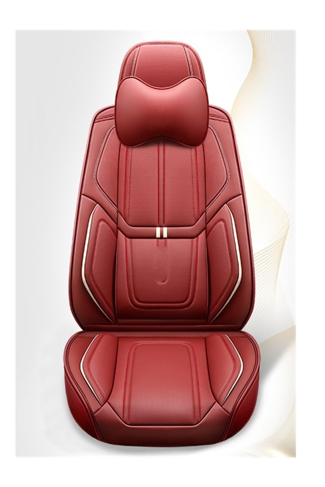 PAKAGVTTB Sitzbezüge Universal-Leder-Komplettset Autositzbezüge für Subaru für Tribeca für Omoda für C5 Auto-Innenausstattung Vordersitzbezüge(Color 9) von PAKAGVTTB