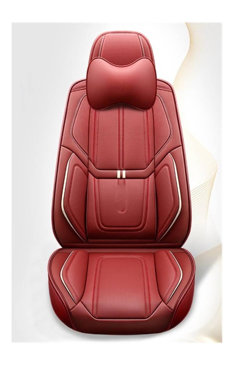 PAKAGVTTB Sitzbezüge Universal-Leder-Komplettset Autositzbezüge für Subaru für Tribeca für Omoda für C5 Auto-Innenausstattung Vordersitzbezüge(Color 9) von PAKAGVTTB